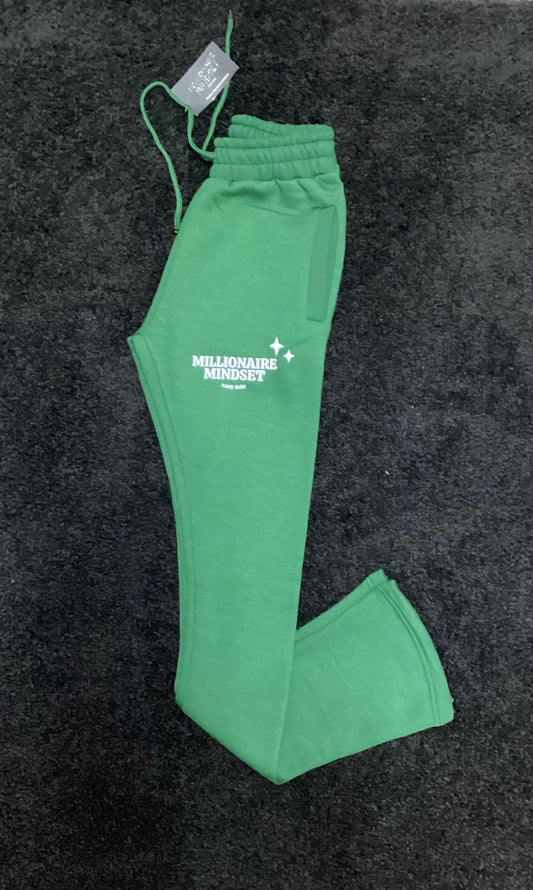 ✨Millionaire Mindset✨ money green 🤩💸 stack joggers!!!